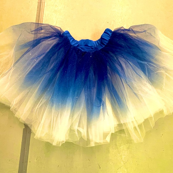 NWOT💫 Blue+White Sparkle Tutu! - Picture 1 of 6